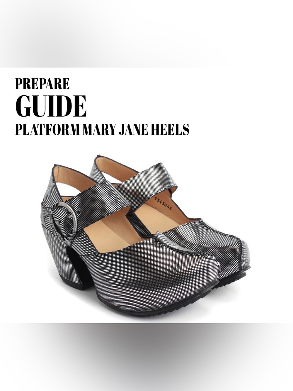 Fluevog NEW IN BOX Prepare Guide silver platform slingback heel - 8.5 (fits 8)